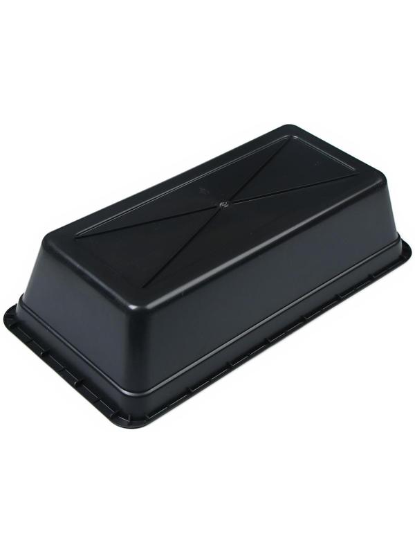 Ящик для рассады, 40 × 20 × 10 см, 4 л., чёрный, «Супер Урожай»