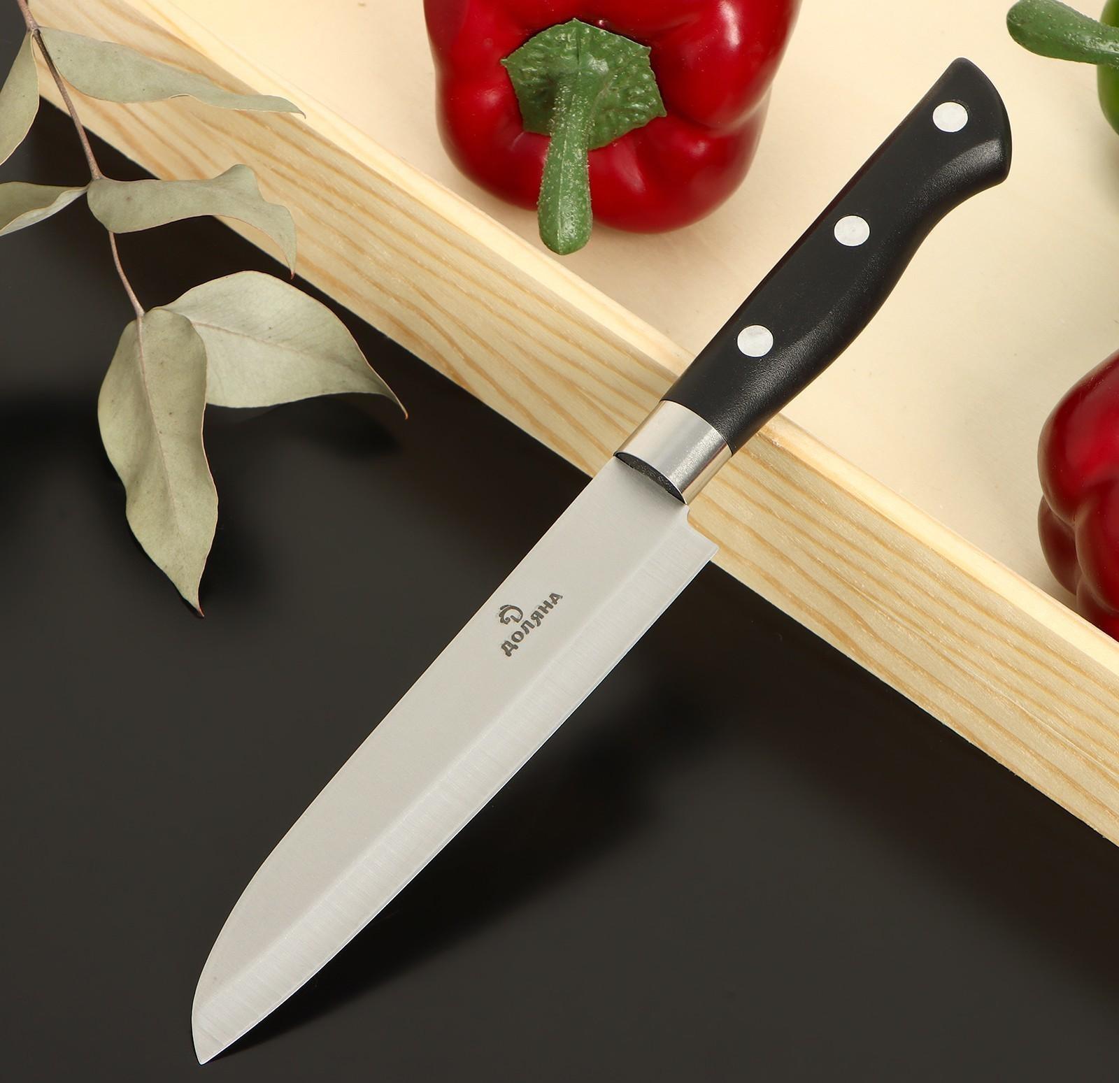 Нож кухонный «Кронос», лезвие 13,5 см