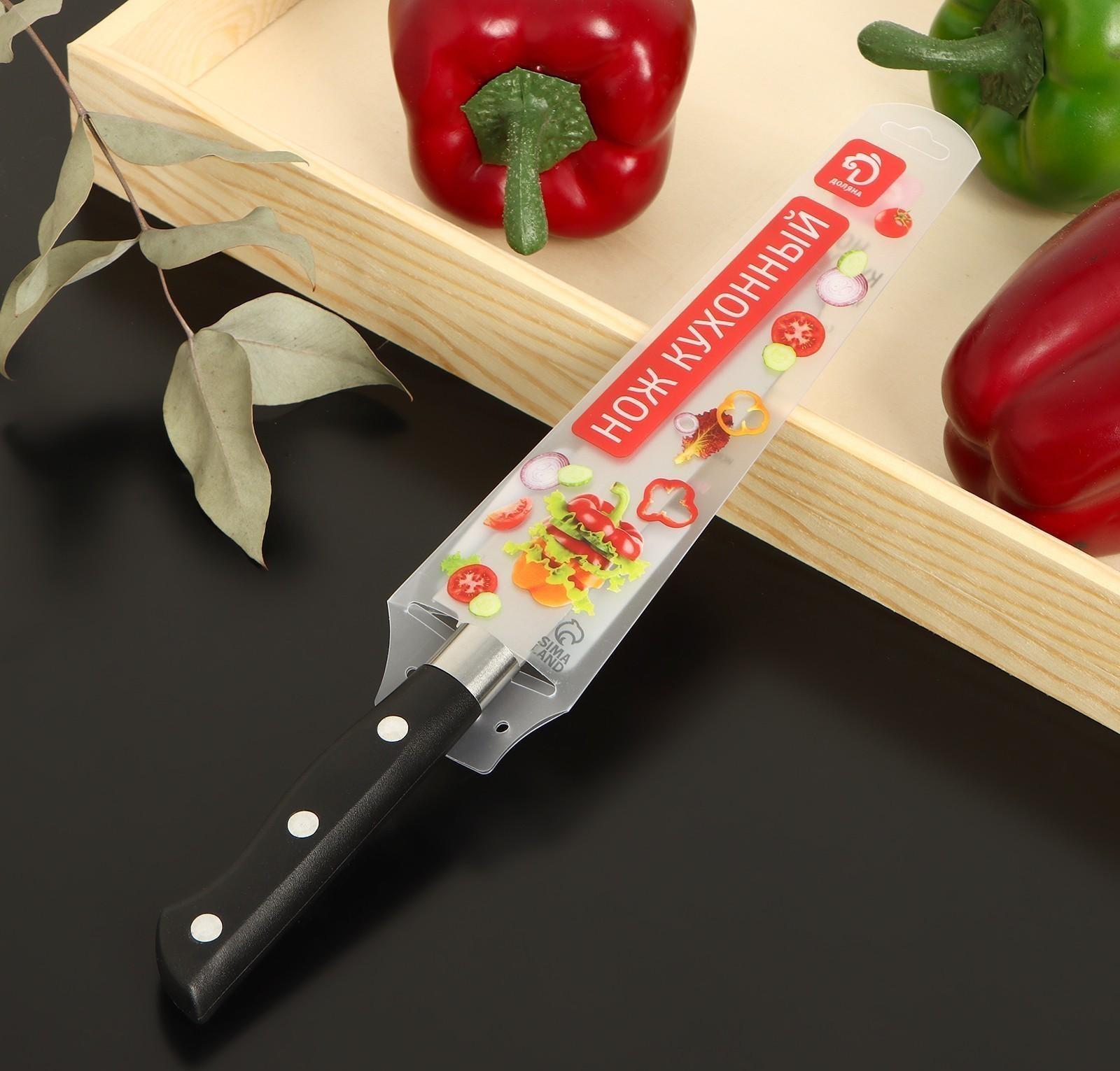 Нож кухонный «Кронос», лезвие 13,5 см