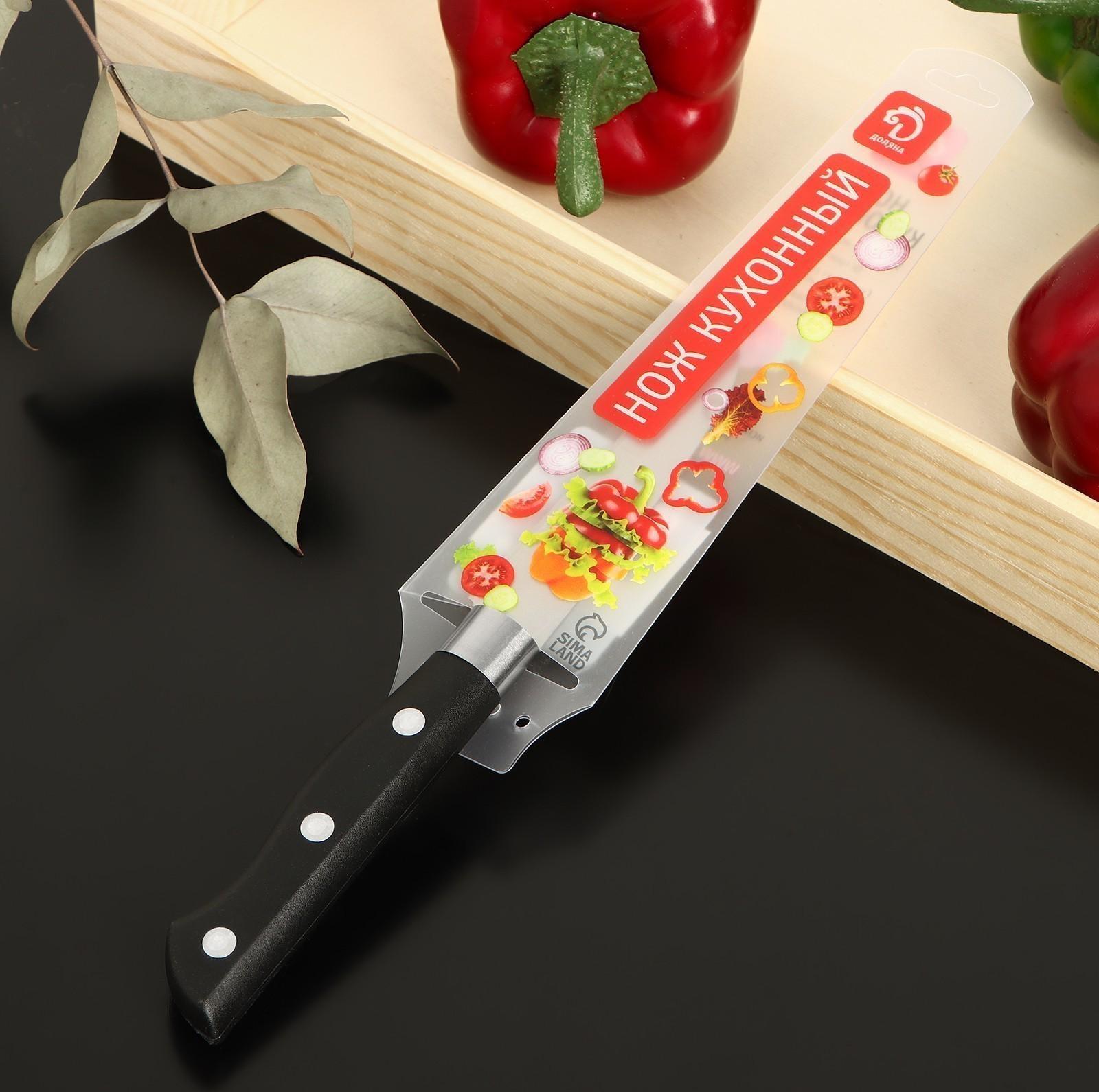 Нож кухонный «Кронос», лезвие 9 см