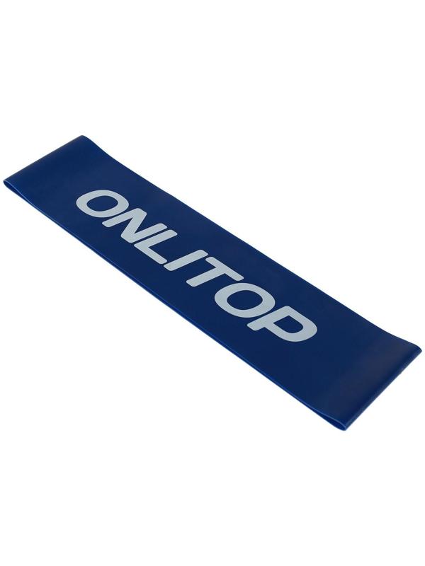 Фитнес-резинка 30,5 х 7,6 х 0,9 см, нагрузка до 8 кг, цвет синий