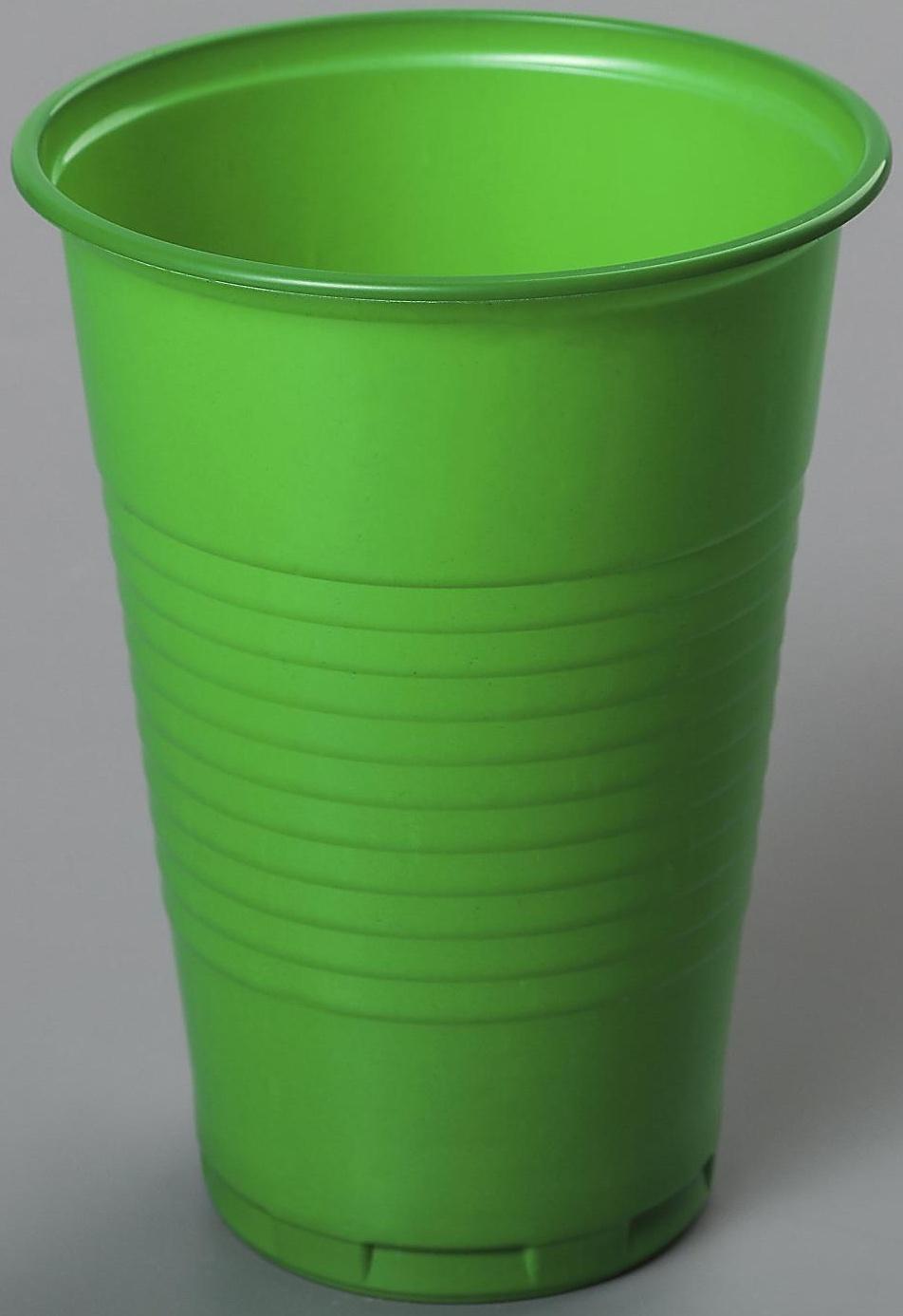 Стакан одноразовый «Стандарт», 200 мл, цвет зелёный