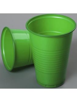 Стакан одноразовый «Стандарт», 200 мл, цвет зелёный