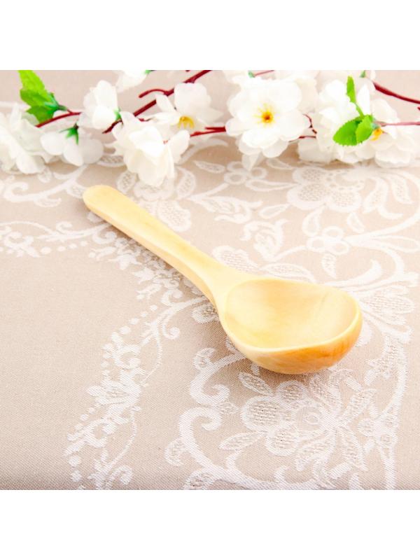 Ложка салатная, покрытая лаком, 6×21 см