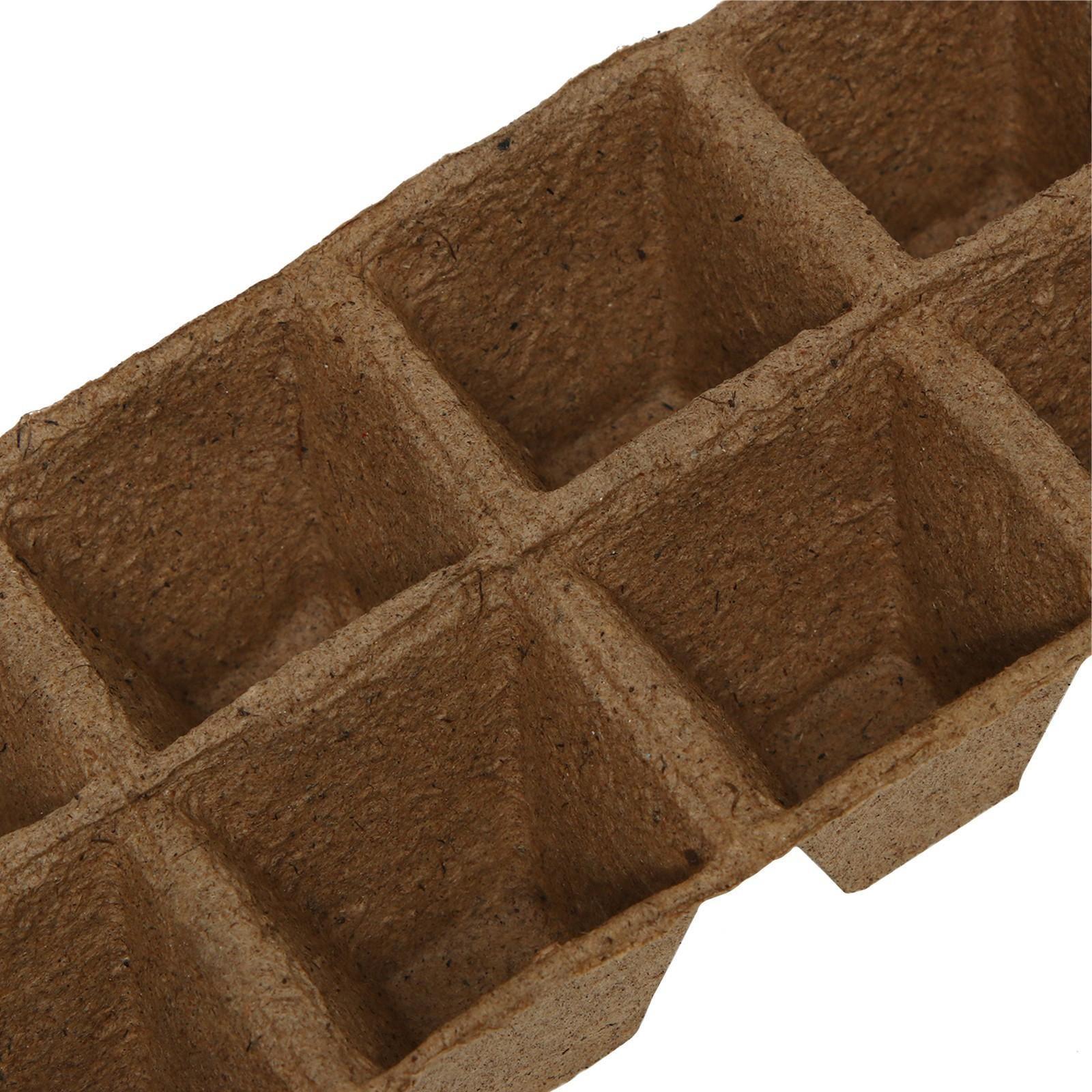 Торфяная кассета, 12 ячеек по 50 мл, 5 × 5 см