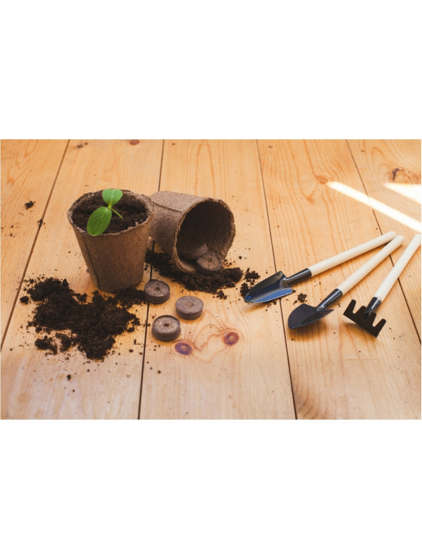 Торфяной горшок Greengo для рассады, 100 мл, 6 × 6 см, 180 шт.