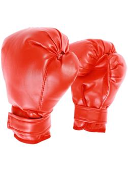 Перчатки боксёрские детские, цвет красный