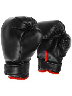 Перчатки боксерские детские, цвет черный