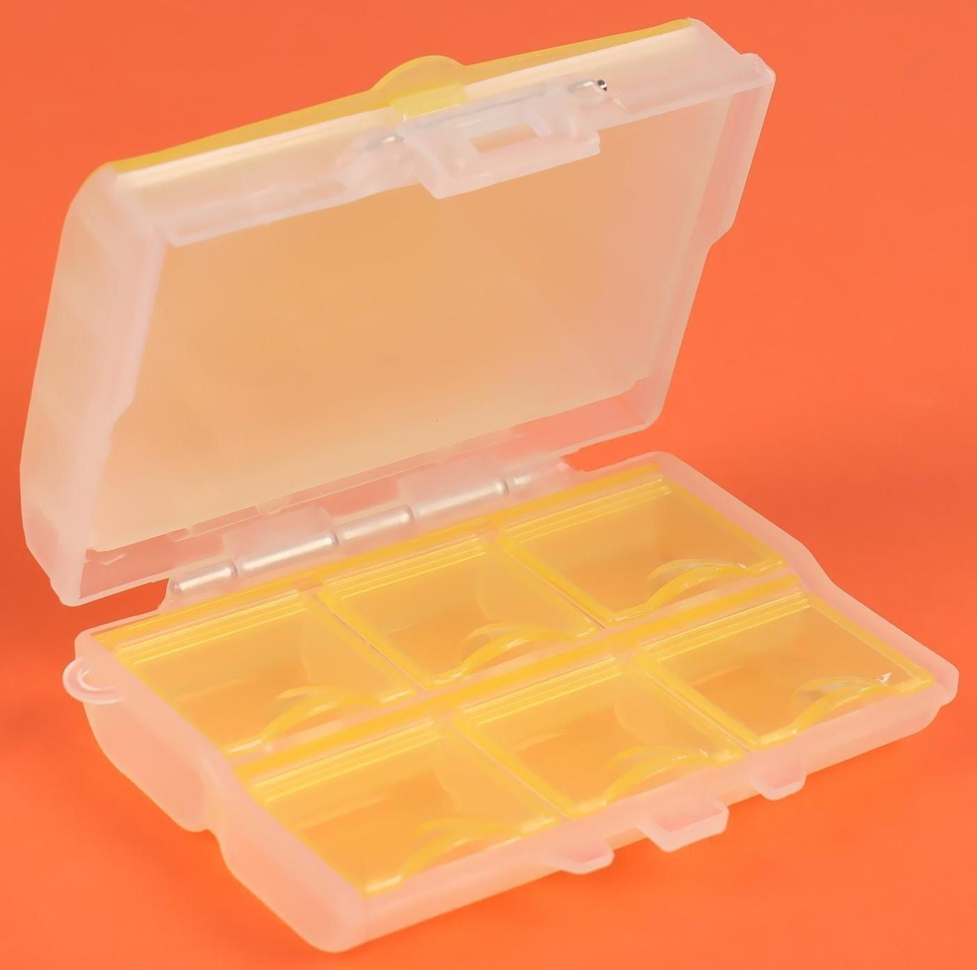 Таблетница «Комбо», 7 секций, цвет МИКС