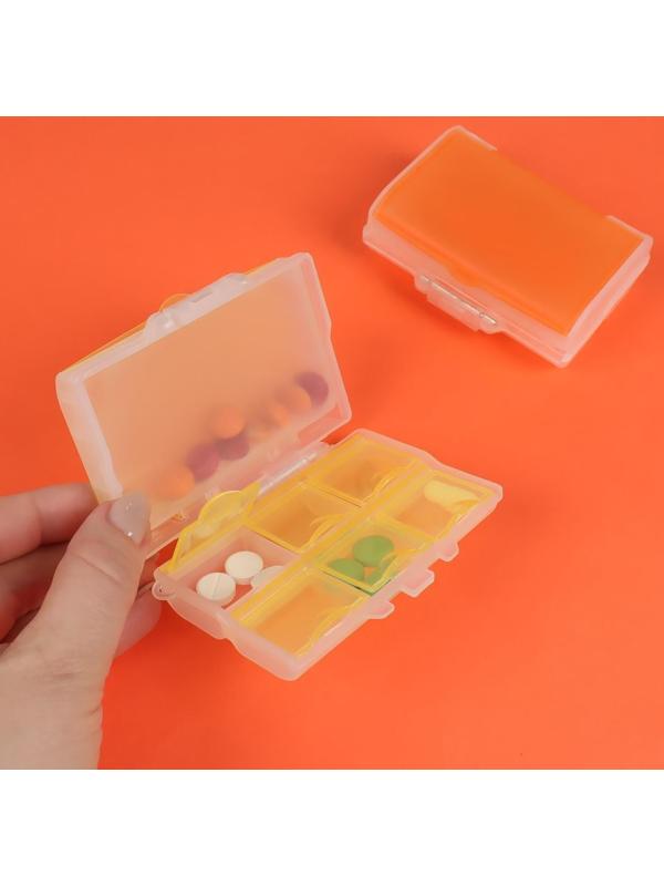 Таблетница «Комбо», 7 секций, цвет МИКС