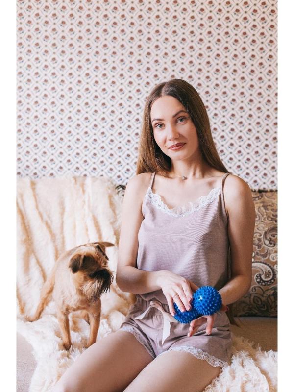 Массажёр универсальный, 14 × 6 см, цвет синий