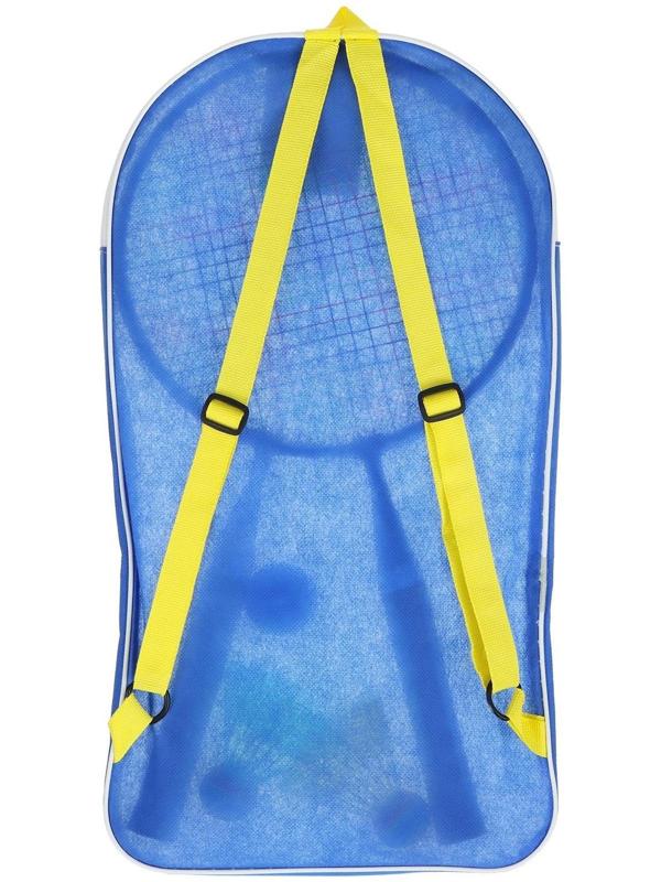 Набор для игры в бадминтон, 2 ракетки 44 см, алюминий, 2 волана, мяч, в сумке, цвета МИКС