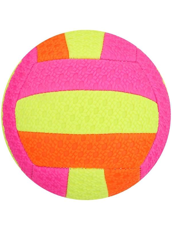 Мяч волейбольный детский, ПВХ, машинная сшивка, 18 панелей, размер 2, цвета микс