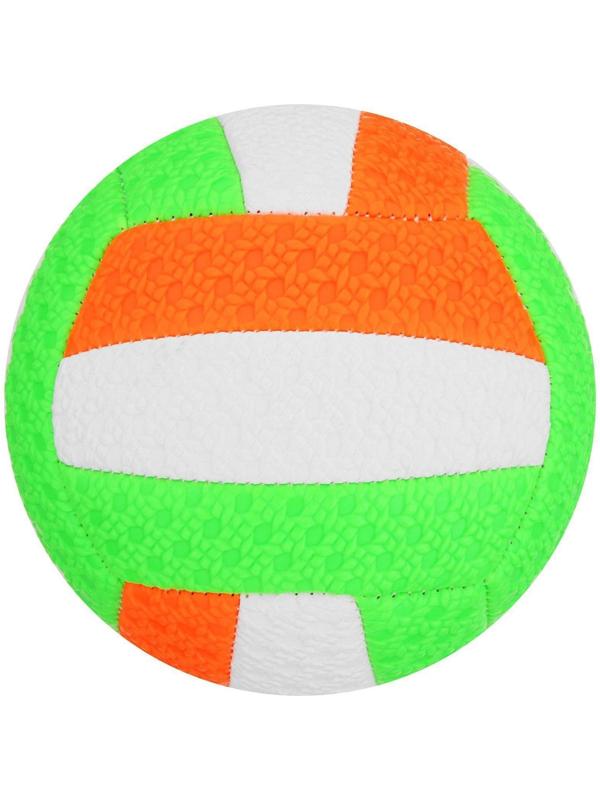 Мяч волейбольный детский, ПВХ, машинная сшивка, 18 панелей, размер 2, цвета микс