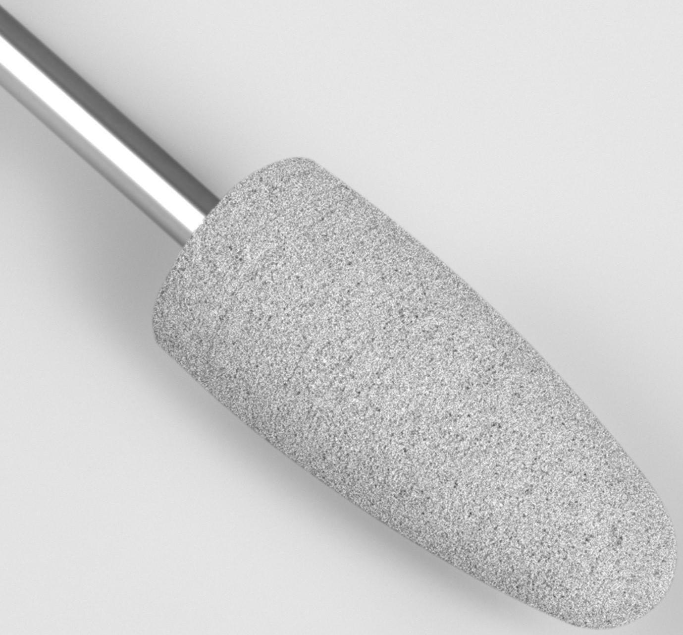 Фреза силиконовая для полировки, жёсткая, 10 × 24 мм, в пластиковом футляре, цвет серый