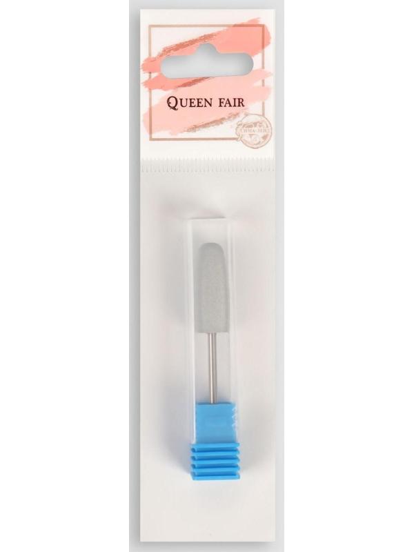 Фреза силиконовая для полировки, жёсткая, 10 × 24 мм, в пластиковом футляре, цвет серый