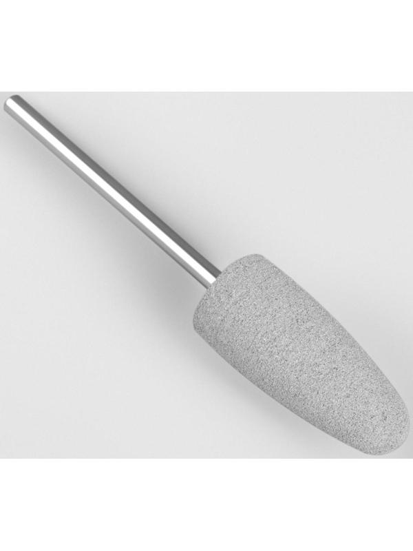 Фреза силиконовая для полировки, жёсткая, 10 × 24 мм, в пластиковом футляре, цвет серый