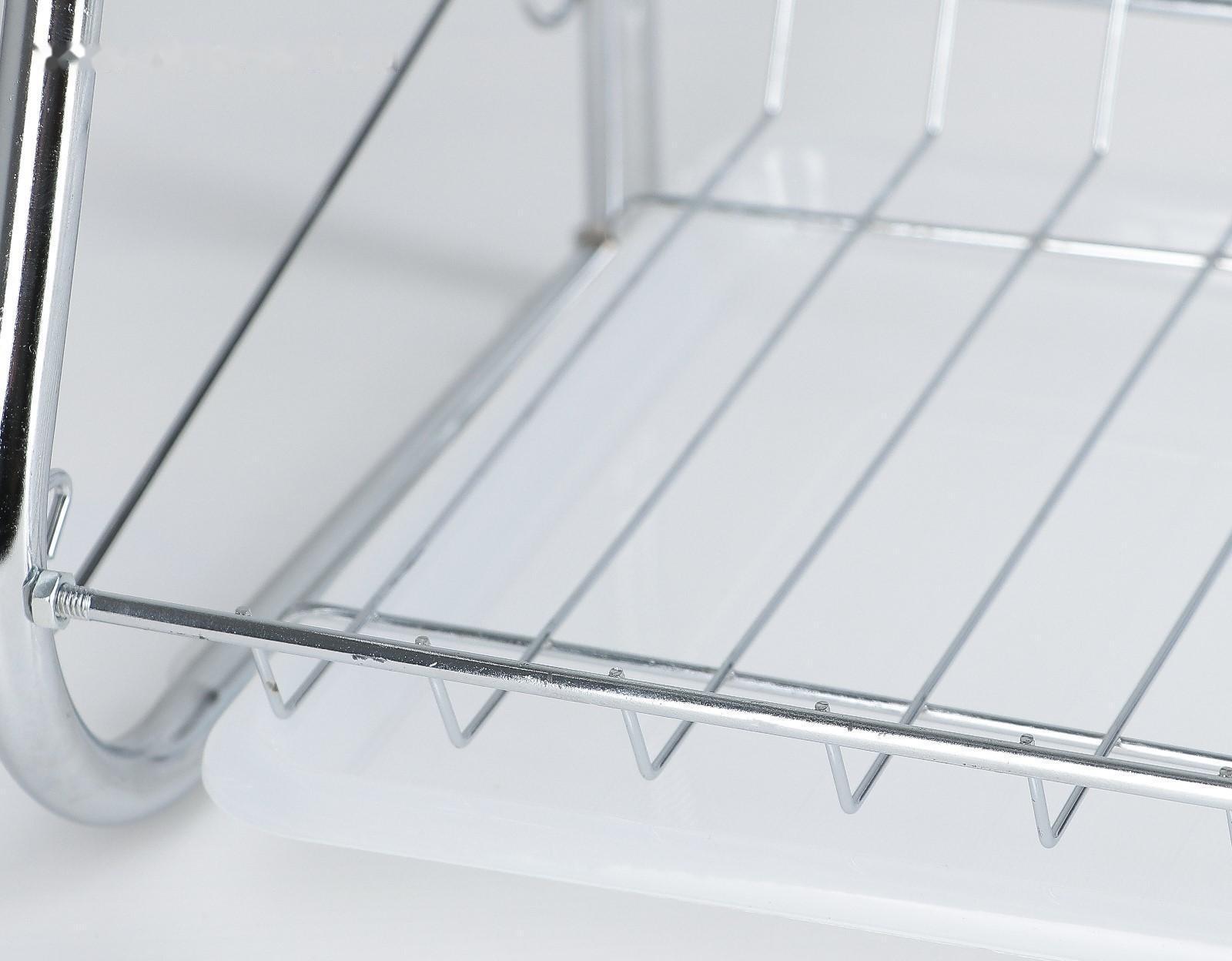 Сушилка для посуды Доляна «Стойка», В-образная, 40×23,5×34 см, цвет хром