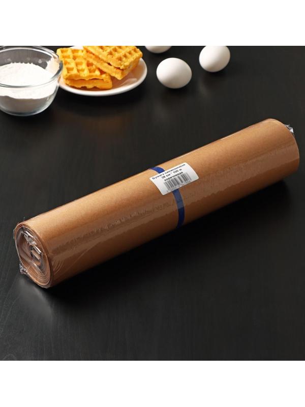 Бумага для выпечки силиконизированная Nordic EB Golden, 38×100 м, профессиональная