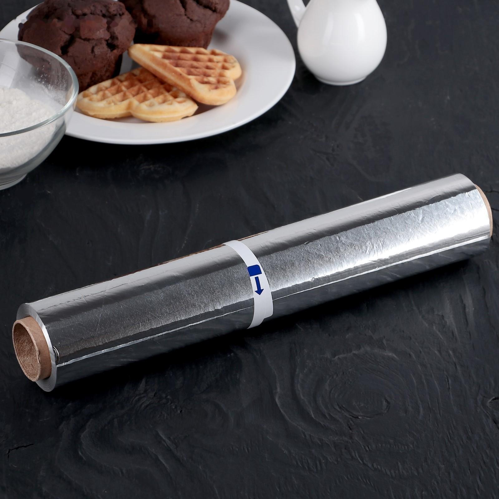 Фольга алюминиевая «Универсальная», 29 см × 100 м, 11 мкм