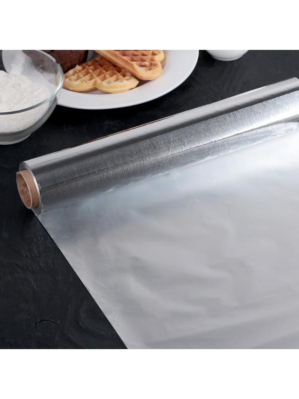 Фольга алюминиевая «Универсальная», 29 см × 100 м, 11 мкм