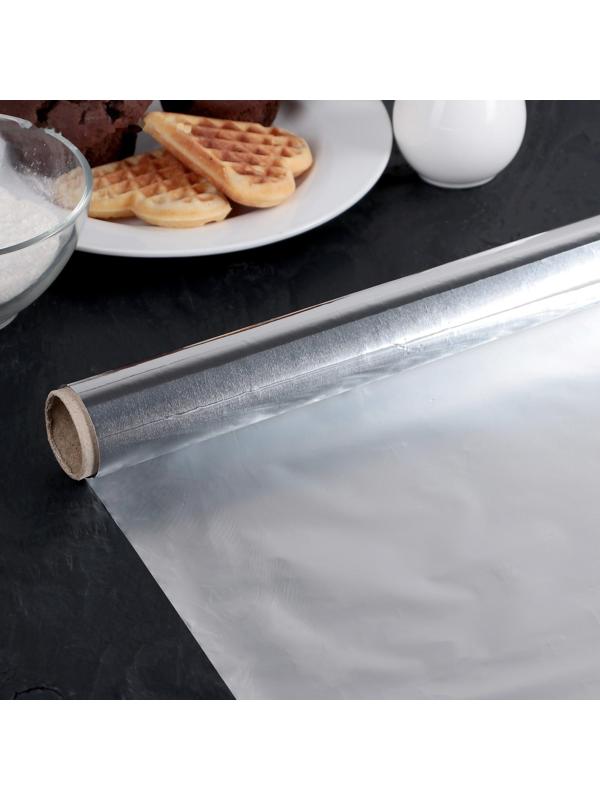 Фольга алюминиевая Gurmanoff, 44 см×10 м, 14 мкм, мягкая упаковка