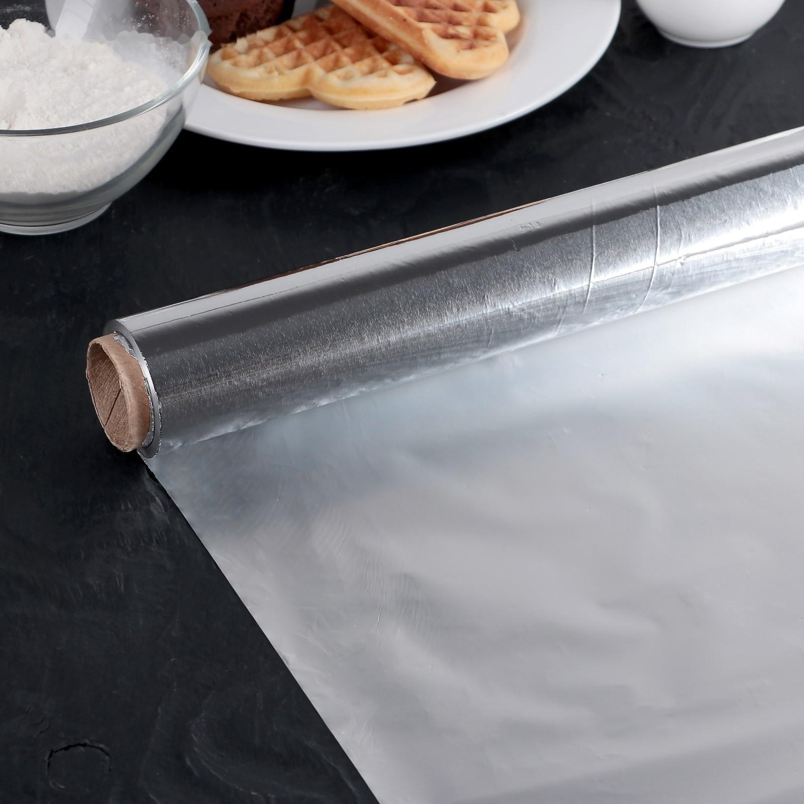 Фольга алюминиевая 29 см х 50 м 