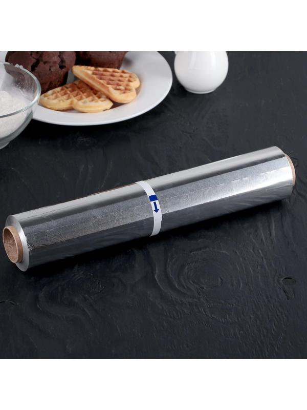 Фольга алюминиевая «Особо прочная», 29 см × 100 м, 14 мкм