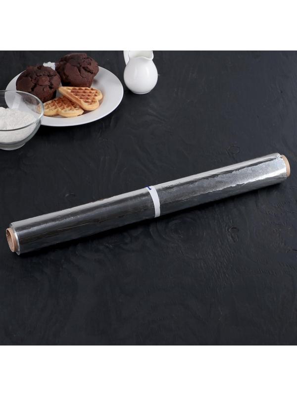 Фольга алюминиевая «Особо прочная», 44 см × 50 м, 14 мкм