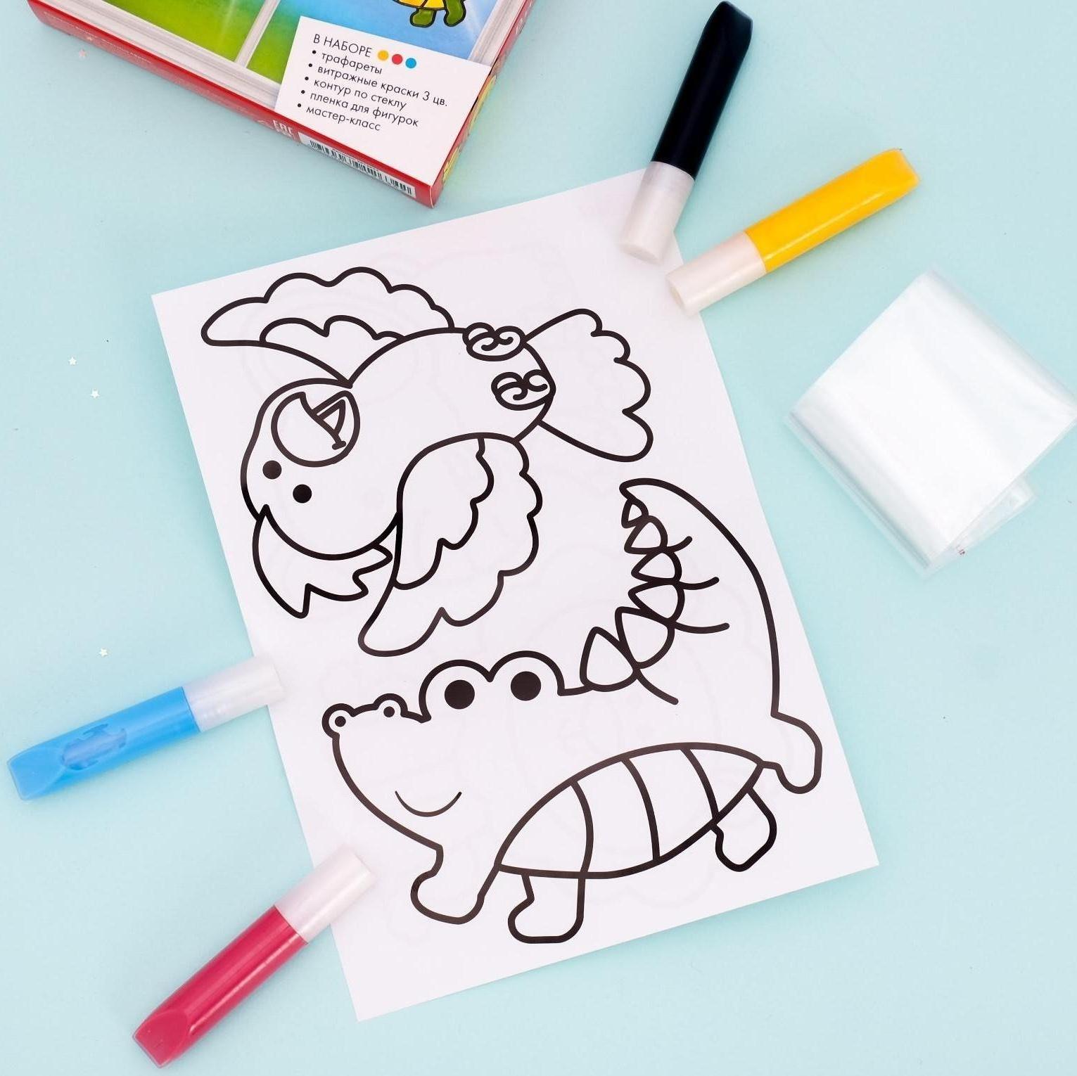 Витражные фигурки «Животные Африки»