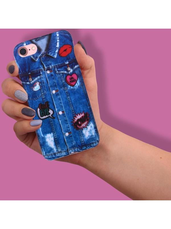 Чехол для телефона iPhone 7 «Молодёжно», soft touch 6.5 × 14 см