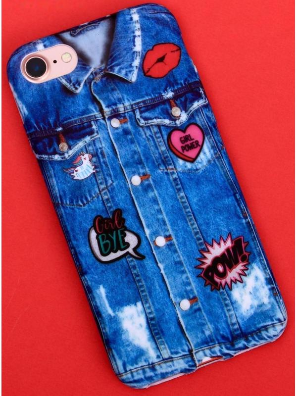 Чехол для телефона iPhone 7 «Молодёжно», soft touch 6.5 × 14 см