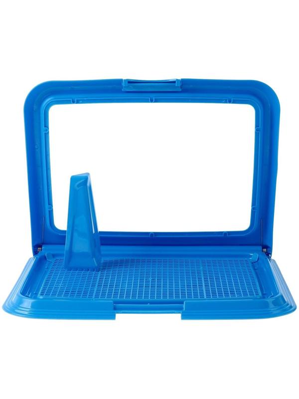 Туалет многофункциональный (под пеленку, со съемной сеткой), 49х36,5х4 см, синий