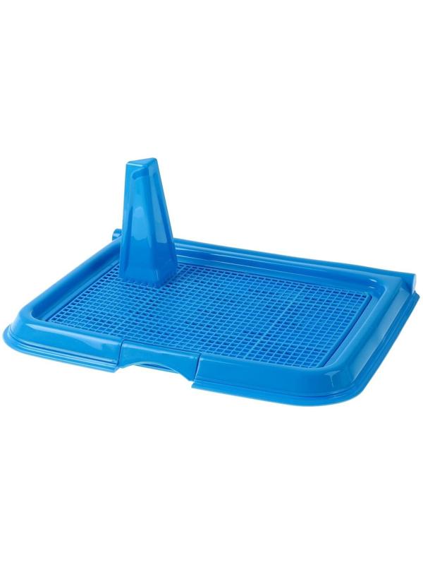 Туалет многофункциональный (под пеленку, со съемной сеткой), 49х36,5х4 см, синий