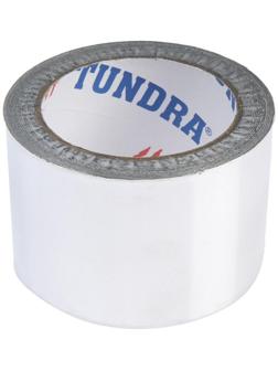 Лента алюминиевая ТУНДРА, клейкая, 25 мкм, 72 мм х 25 м