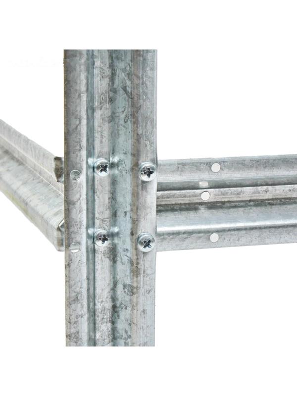 Парник, длина 5 м, оцинкованный профиль из 5 дуг, спанбонд 65 г/м², «Агрощит»