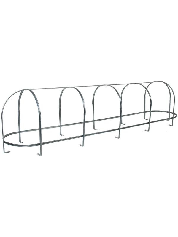 Парник, длина 5 м, оцинкованный профиль из 5 дуг, спанбонд 65 г/м², «Агрощит»