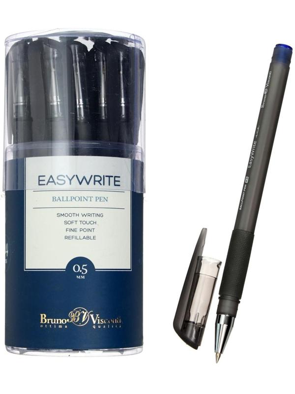 Ручка шариковая EasyWrite Ice, узел 0.5 мм, синие чернила, матовый корпус Silk Touch