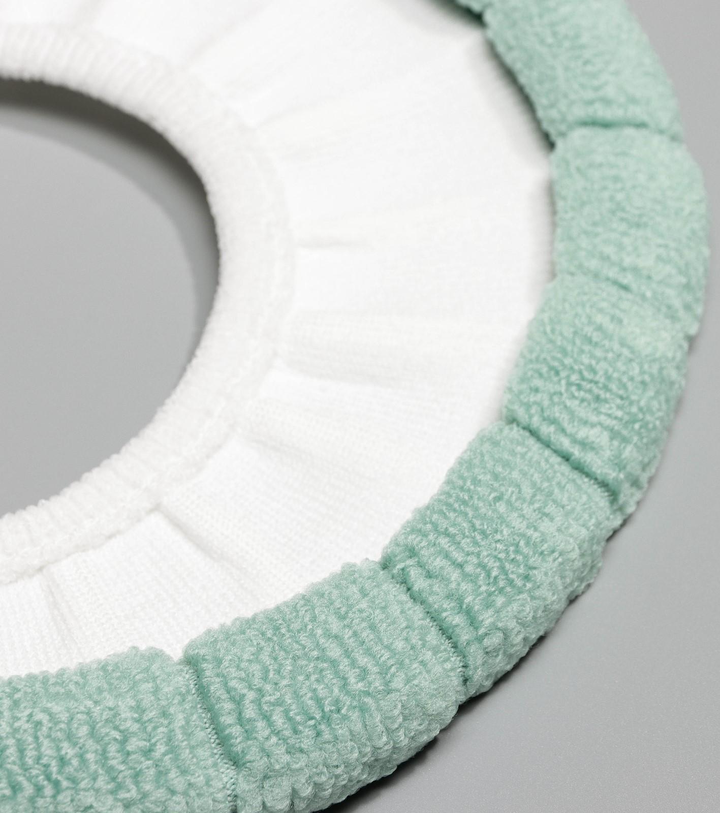 Чехол на сиденье для унитаза на резинке «Полоски», 31,5×31,5 см, 75 г, цвет МИКС