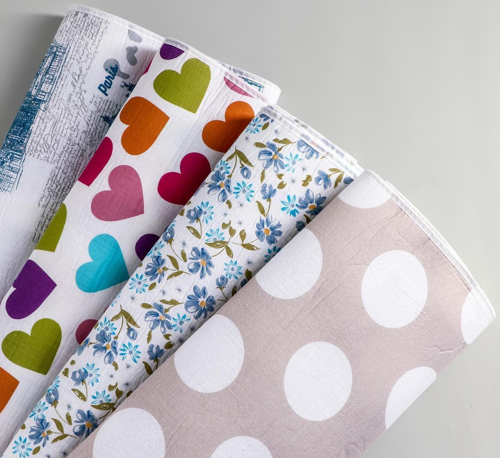 Чехол для гладильной доски «Ассорти», 140×50 см, с поролоном, рисунок МИКС