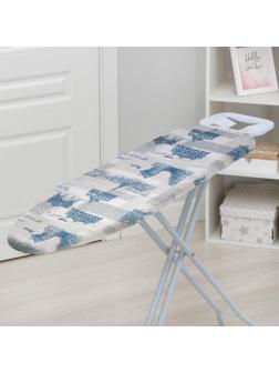 Чехол для гладильной доски «Ассорти», 140×50 см, с поролоном, рисунок МИКС