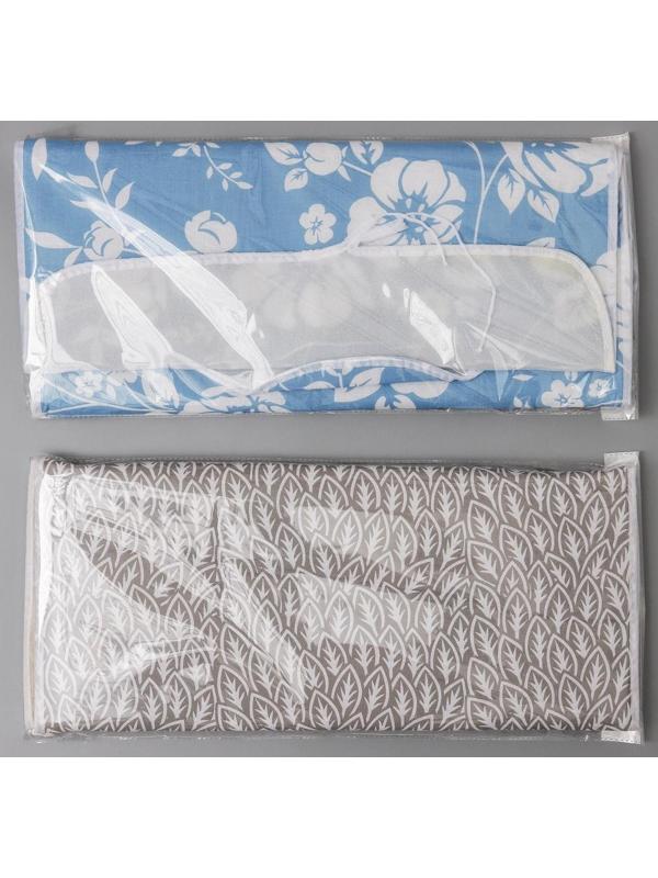 Чехол для гладильной доски «Ассорти», 140×50 см, с поролоном, рисунок МИКС