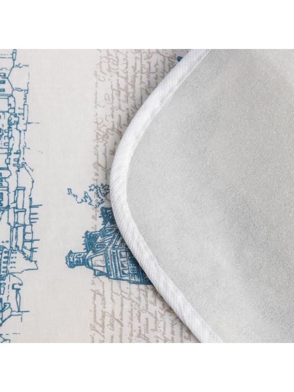 Чехол для гладильной доски «Ассорти», 140×50 см, с поролоном, рисунок МИКС