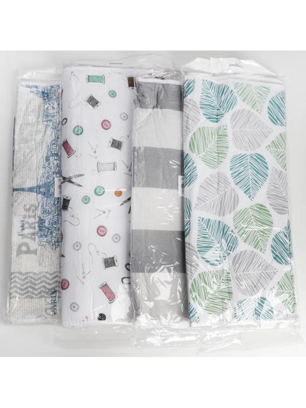 Чехол для гладильной доски «Ассорти», 140×50 см, с поролоном, рисунок МИКС