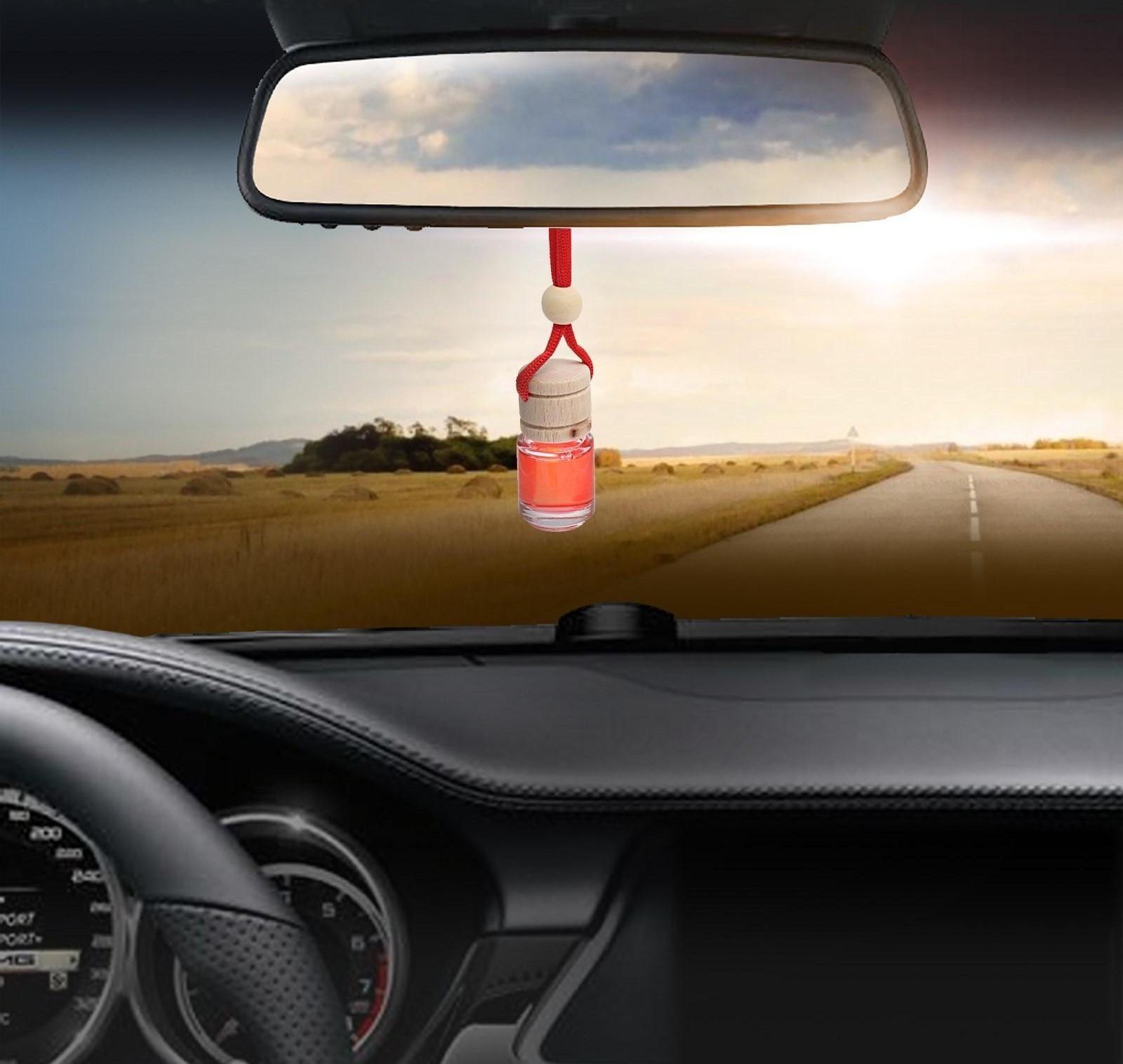 Ароматизатор на зеркало в бутылочке «Водитель танка» арбуз