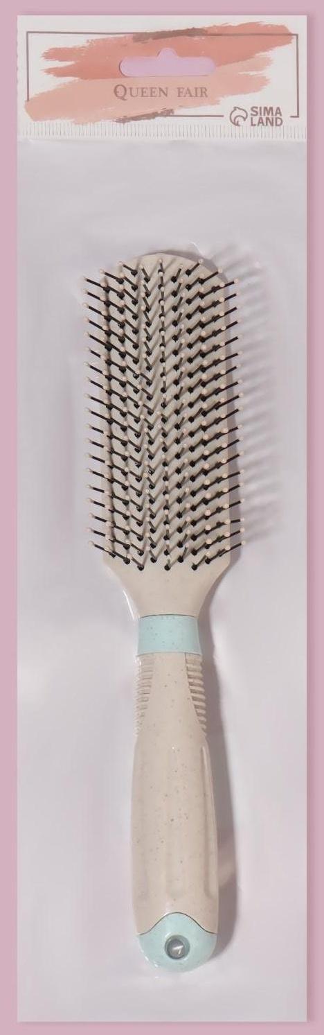 Расчёска массажная, 4 × 23 см, цвет МИКС