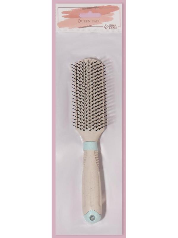 Расчёска массажная, 4 × 23 см, цвет МИКС