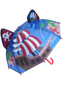 Зонт детский фигурный «Пираты», МИКС