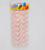 Трубочка для коктейля «Спираль», набор 25 шт., цвет бело-розовый