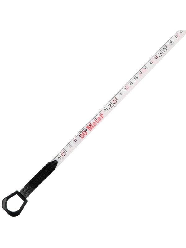 Рулетка геодезическая ЛОМ, фиберглассовая лента, закрытый корпус, 20 м х 13 мм